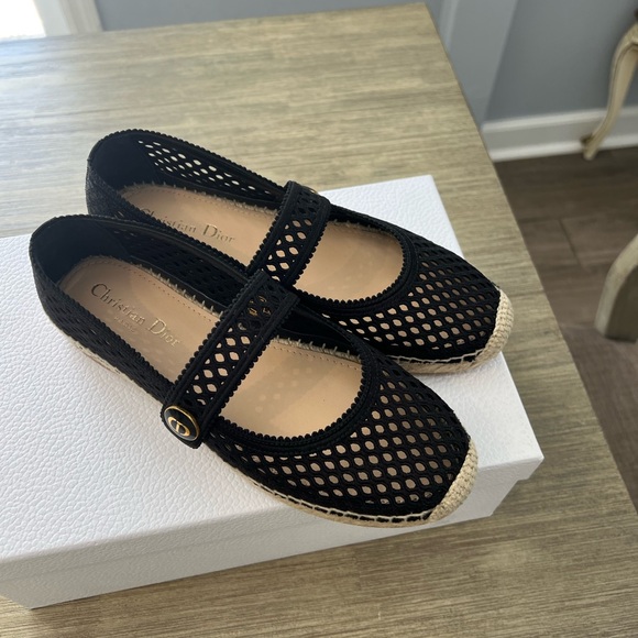 NEVER WORN Dior Caro Espadrilles. Size 37.5. Have original box and dust bags. - Picture 4 of 9